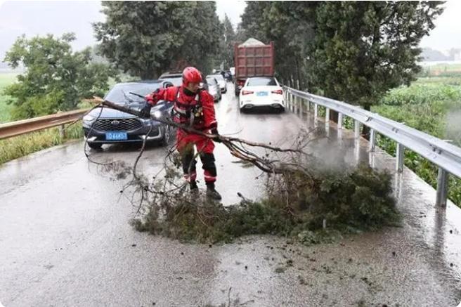 麒麟?yún)^(qū)遭暴雨突襲|部分道路積水嚴(yán)重，消防緊急排澇解憂